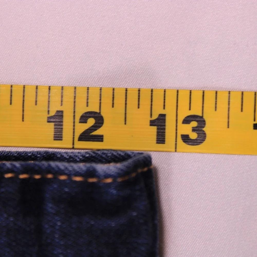 Old‎ Navy Straight Jeans Kids 12 Reg Dark Wash Denim Casual Adjustable Waistband